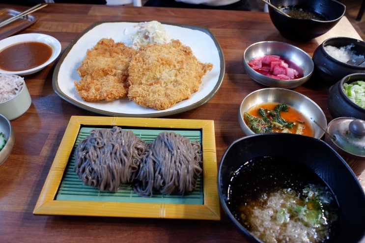  마산 양덕동 맛집 메밀국수향기 판메밀, 왕돈까스