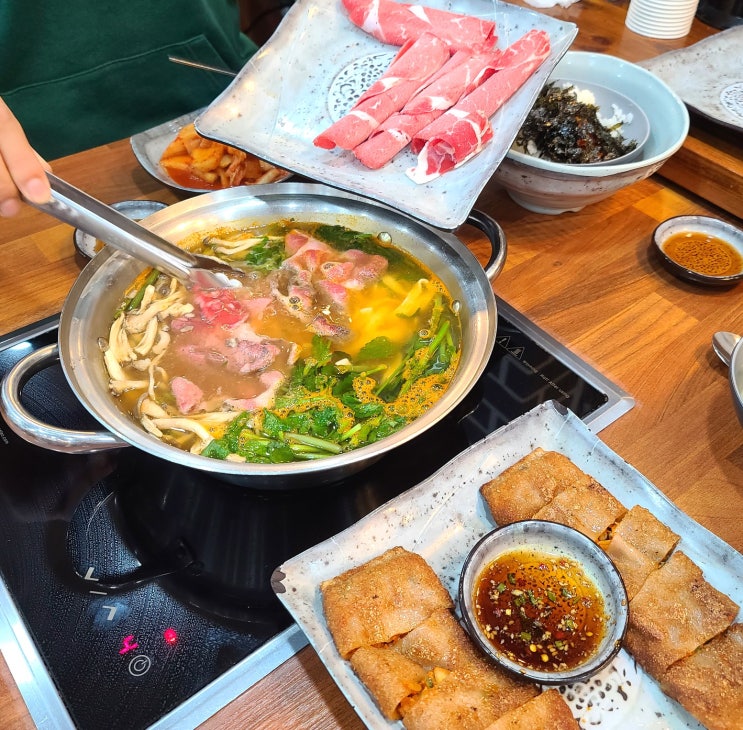  정관 우리랑_ 얼큰샤브칼국수와 옛날칼국수 맛집