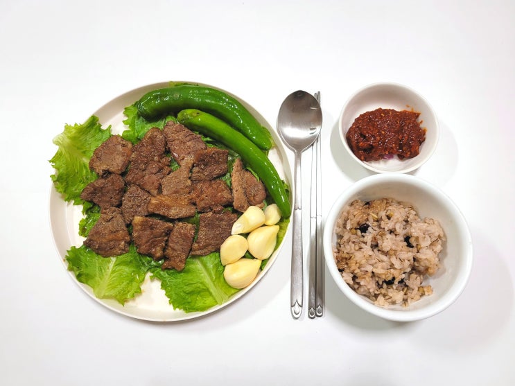  대전 갈마동 맛집 누브네 한결축산 돼지갈비 / 칼갈비 매운탕
