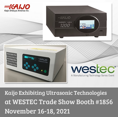 Kaijo, WESTEC 2021 무역 박람회에 초음파 기술 전시