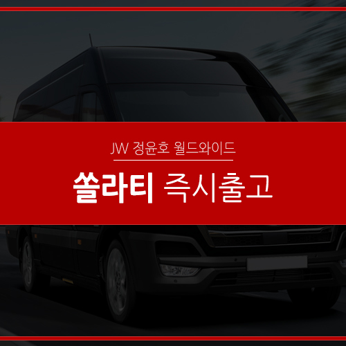  현대 쏠라티 밴 리스 빠른 출고 맡겨만 주세요!