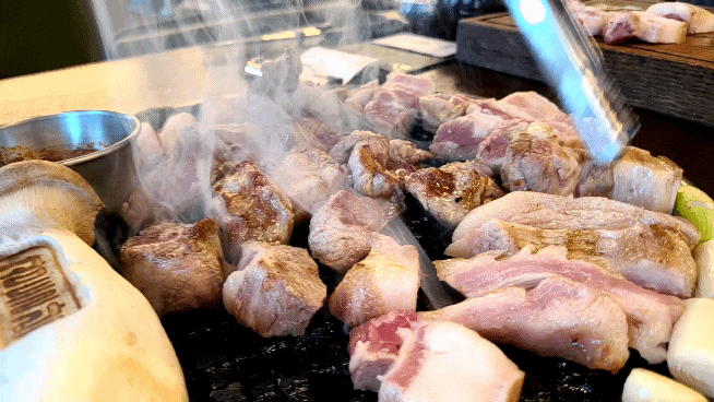 함덕해수욕장 흑돼지 곱들락 숯불구이 찐 맛집