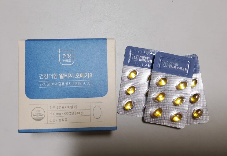  함소아 건강더함 알티지오메가3 육아맘영양제로 추천해요.