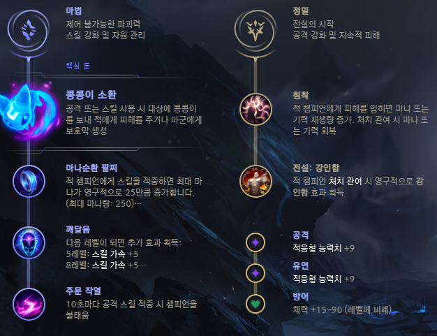  롤 칼바람 무한주유 소라카 룬/스펠/템트리/스킬트리 공략 (워모그의 갑옷 / 슈렐리아의 군가)
