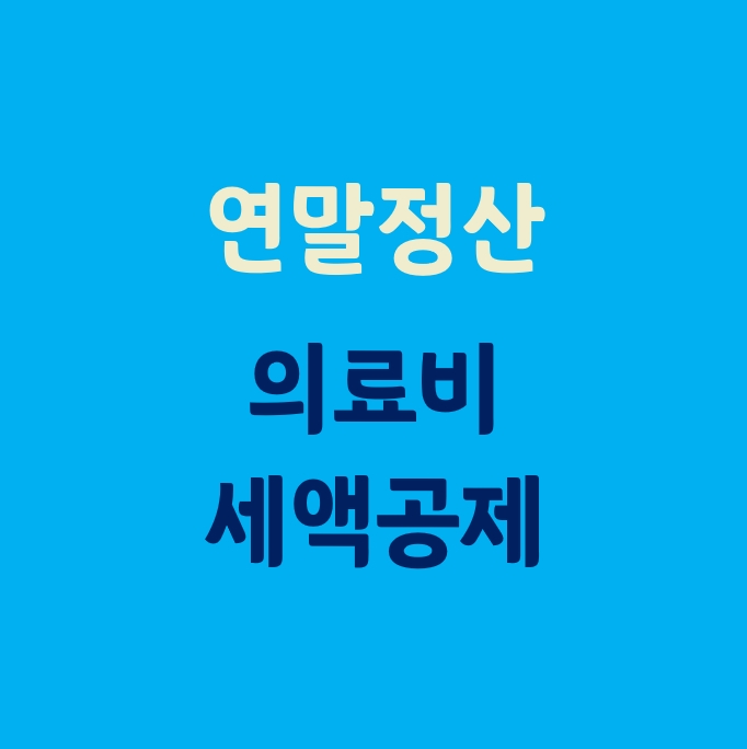  연말정산 의료비 세액공제_(의료비 몰아주기 등)