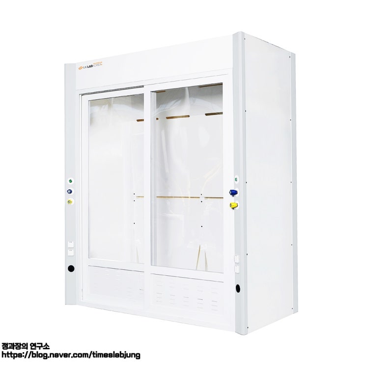  내산용 워크인 후드, 좌/우 슬라이딩 도어 / PVC/PP Walk-in Hood