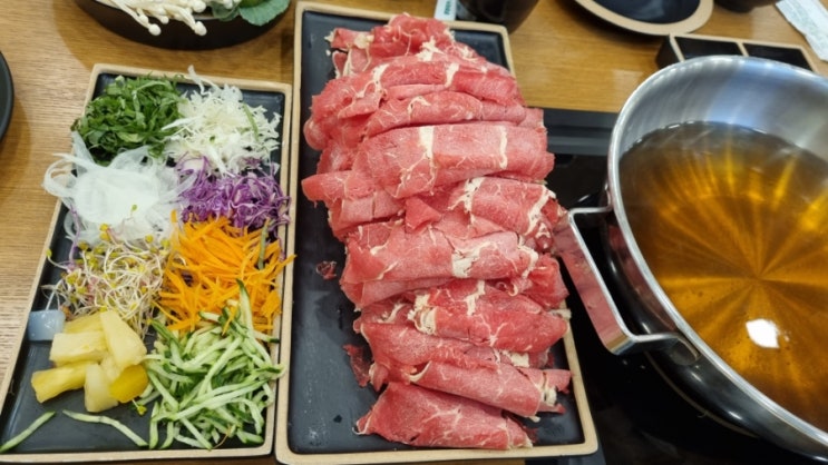  [대전] 샤브마니아 반석점 육수랑 소스 맛집이에요!