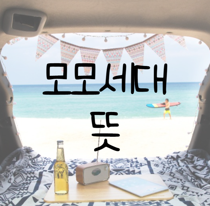  모모세대 뜻