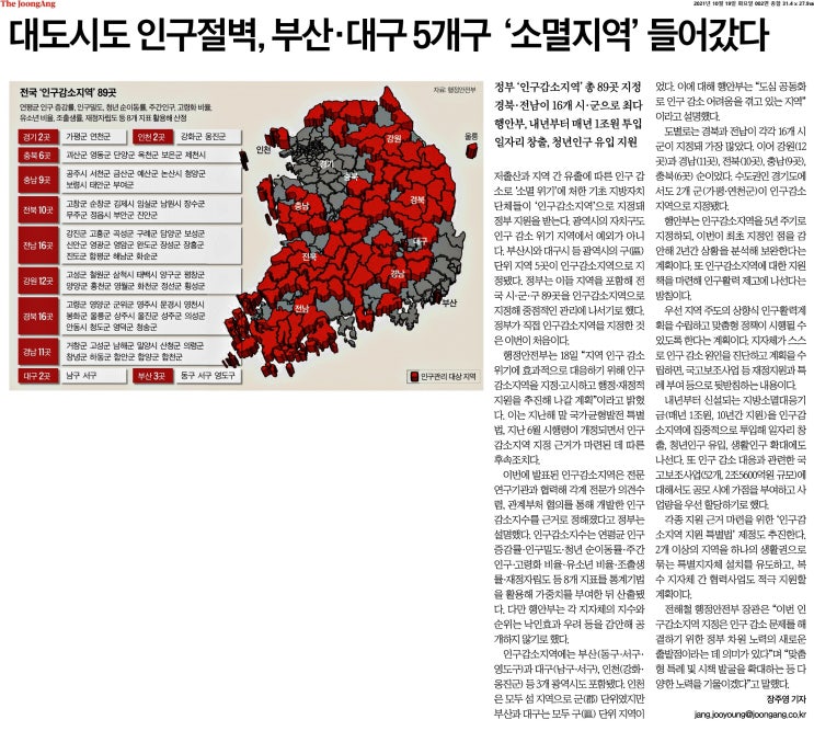  지방 소멸, 해법은 어디에 있을까