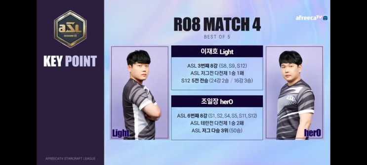  ASL시즌12 8강 마지막조 이재호VS조일장, 경기결과, 4강 경기일정 및 진출자 정리
