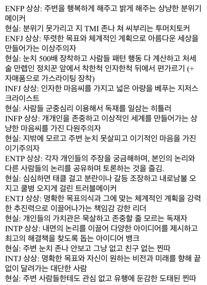 INTP 여자인 내가 연애를 못 하는 이유 feat 모태솔로 : 네이버 블로그