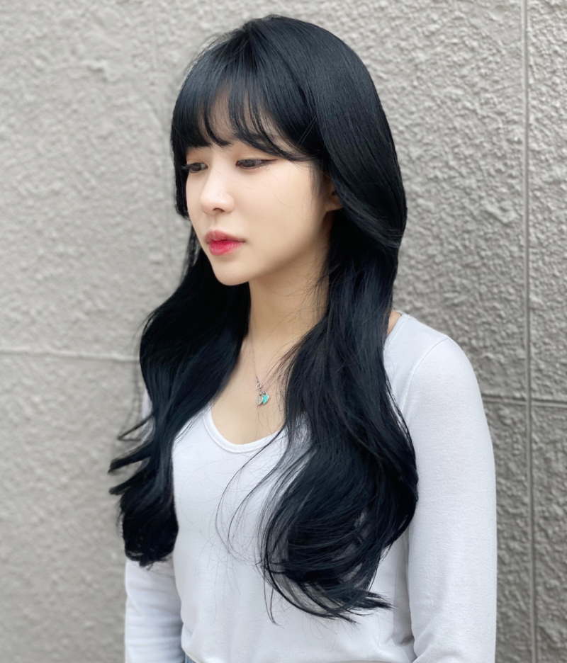 네이버 인플루언서 [네이버 인플루언서] 저스트 스타일 라트리 시그니엘 진현 진주미용실의 블루블랙염색약