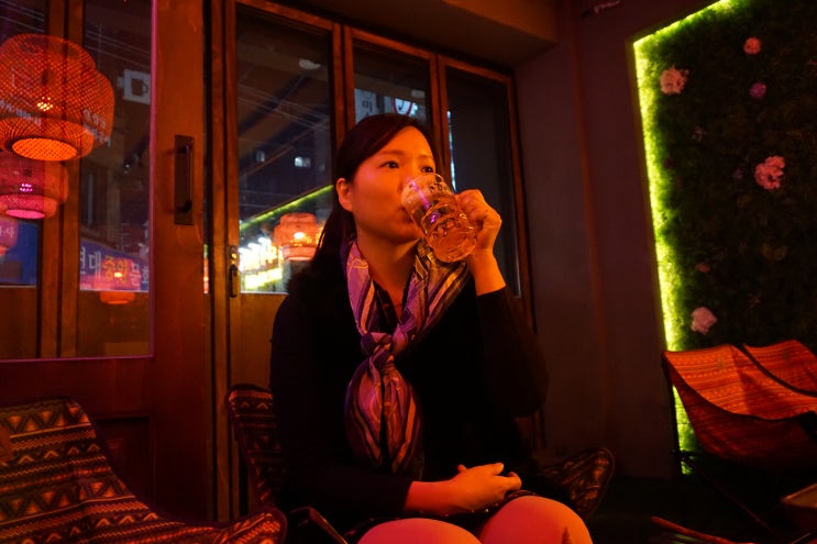  신촌술집 . 신촌치킨 치맥하기 좋은 캠핑분위기 오늘통닭 신촌직영점