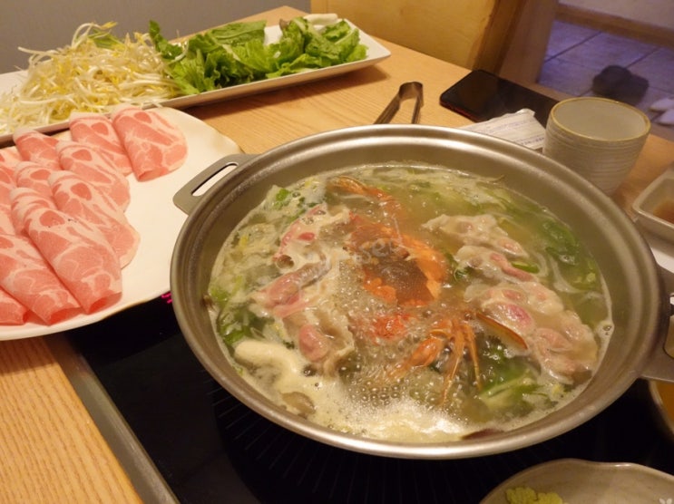  제주도청맛집 강명선샤브샤브 가성비 좋은 돼지샤브샤브