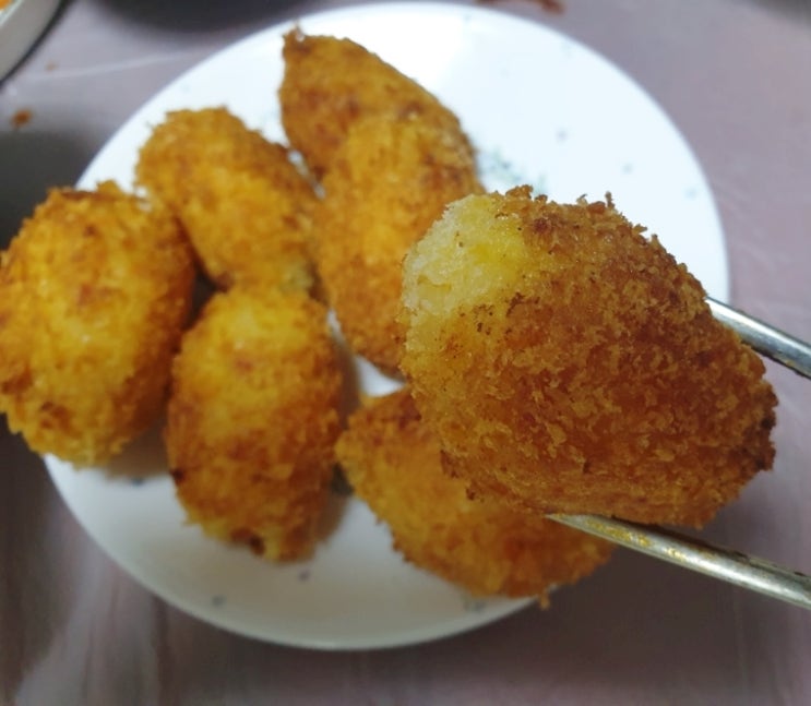 (감자요리)어린이 간식 감자치즈볼 부드럽게 만들기/ 감자치즈크로켓 만드는법
