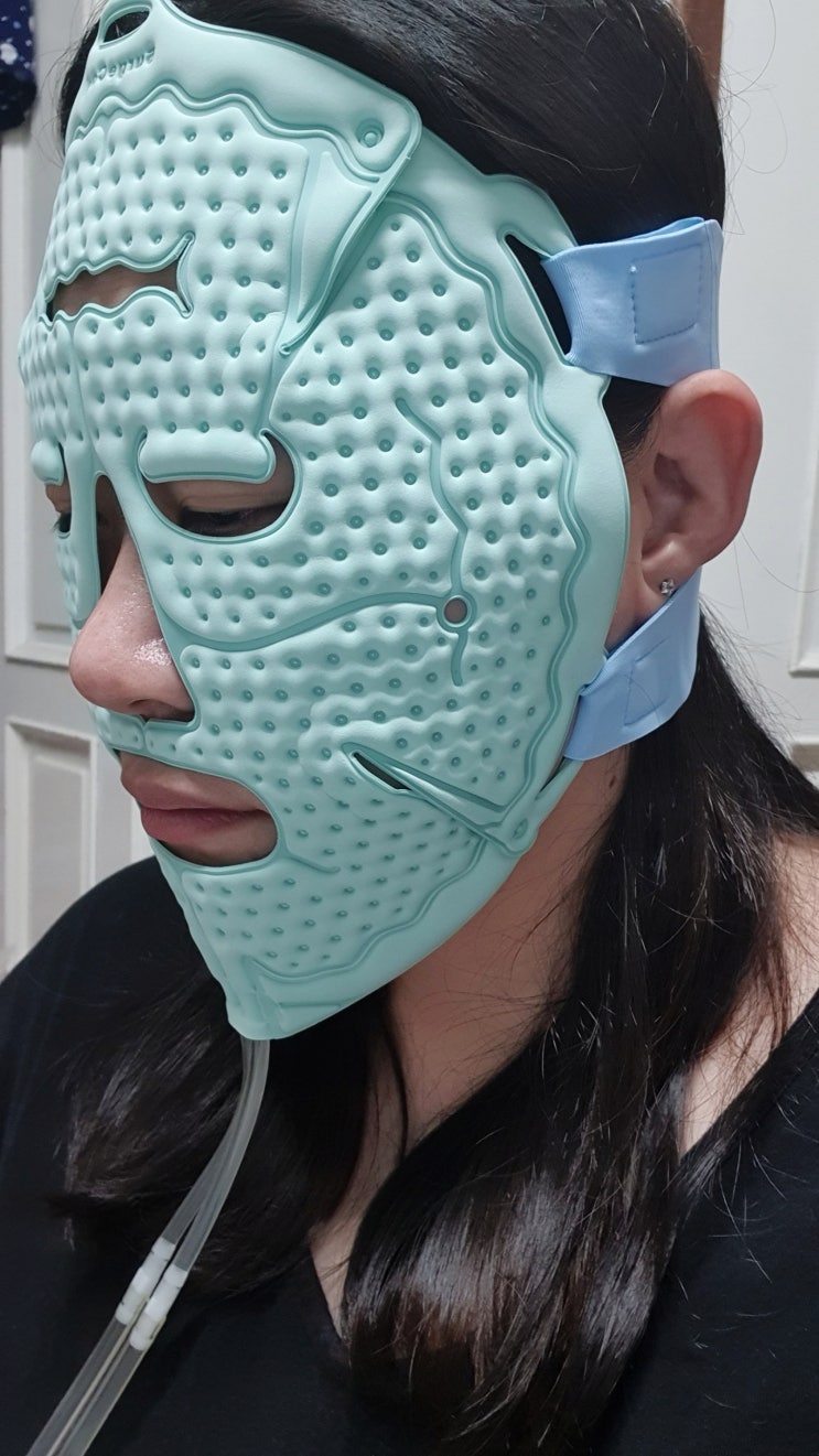  얼굴붓기빼는법 :: 써지쿨 마스크팩형 쿨링마사지기 뷰티디바이스