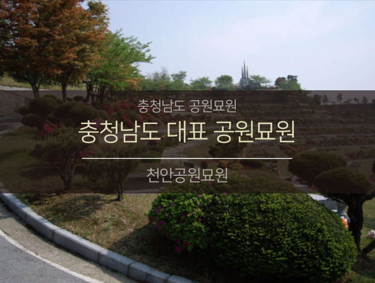  충남권역 대표공원묘원 (feat.천안공원묘원)