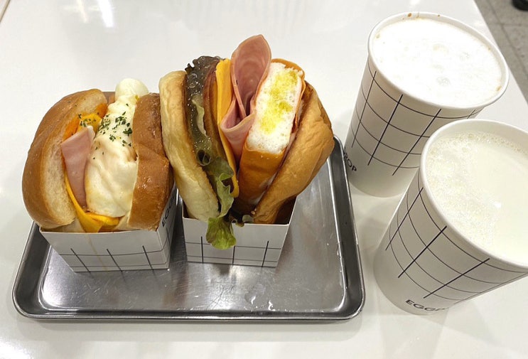  에그드랍 머랭버거 햄치즈맛 신메뉴 솔직후기