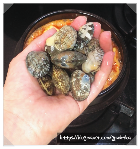 순두부찌개/얼큰순두부/바지락순두부