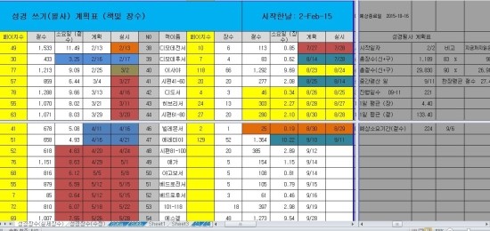  성경필사를 마치고