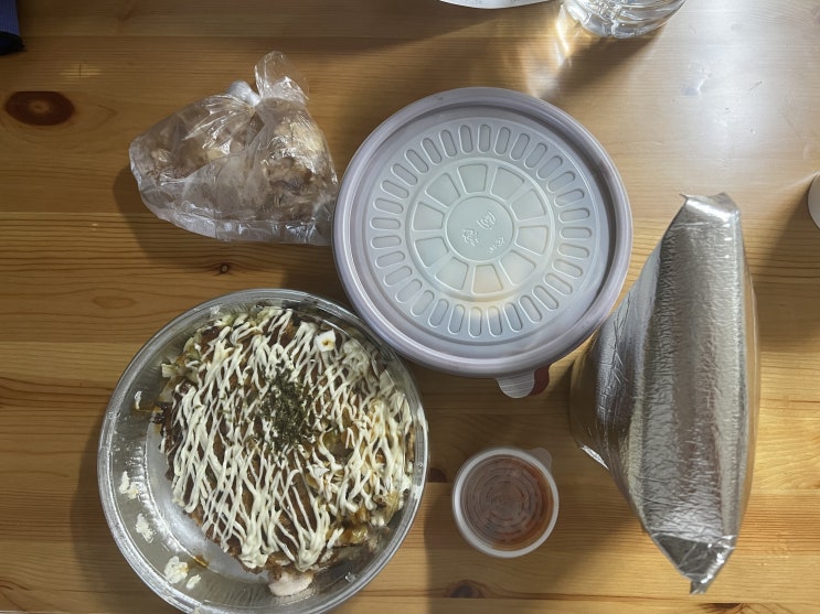 [내돈내산]유타로라멘&덮밥 서현점에서 쿠로라멘과 오코노미야키 2인 세트를 주문했어요