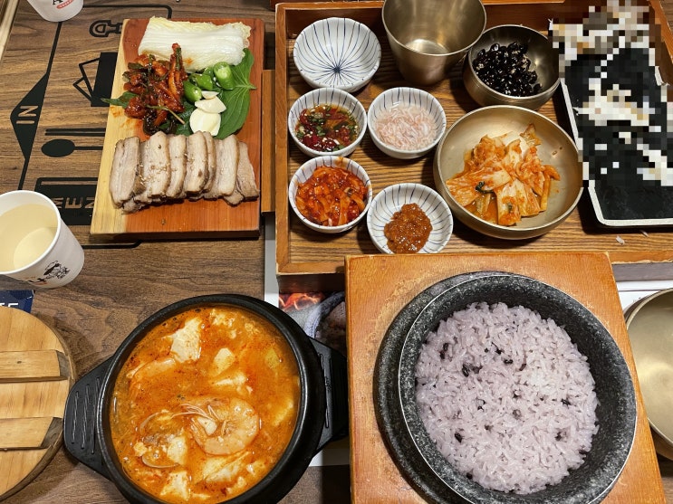  인천 논현동맛집 요즘같이 쌀쌀한날엔 북창동순두부 에서 뜨끈한 순두부찌개