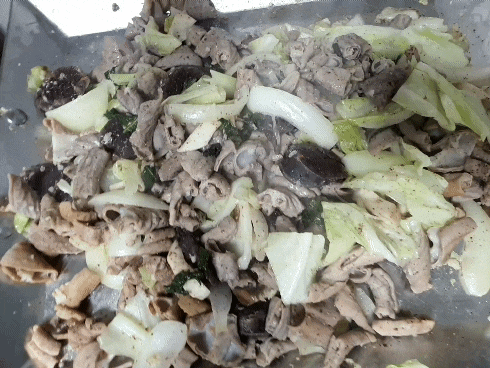  신림 백순대 느낌 그대로, 집에서 먹는 백순대볶음 & 양념 곱창