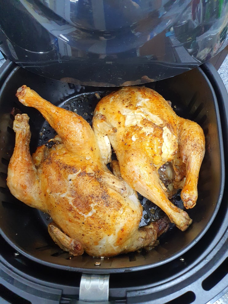  통닭 통째로 에어프라이어 요리