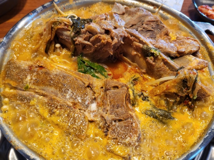  운정역맛집 맷돌우리콩감자탕 와동점/고소한 콩비지 감자탕