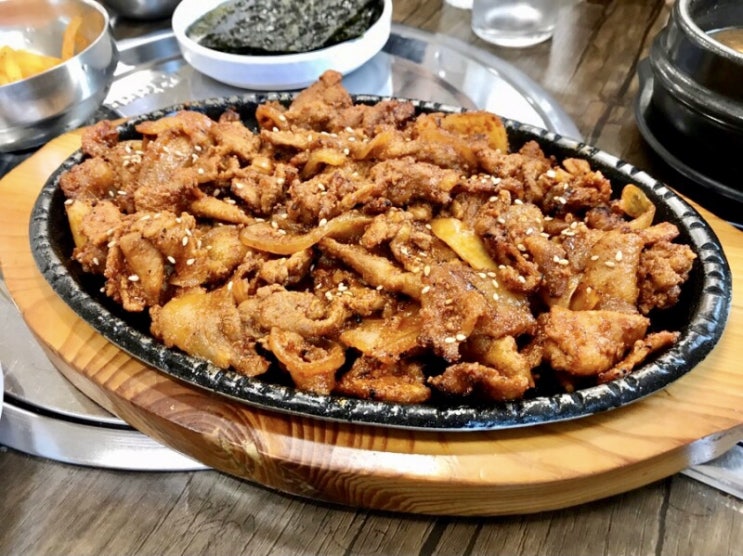 [1년 전 오늘] 고추장불고기 연탄돼지불백엄지척 원성동백반맛집 윤정식당 / 천안식후감