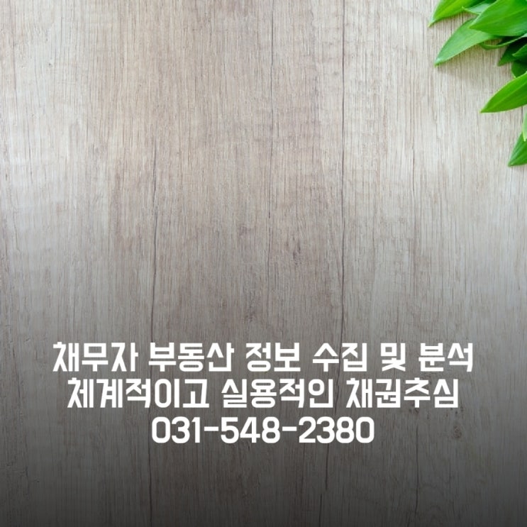  채무자 재산, 부동산 등기사항 증명서(등기부등본) 분석 및 채권추심
