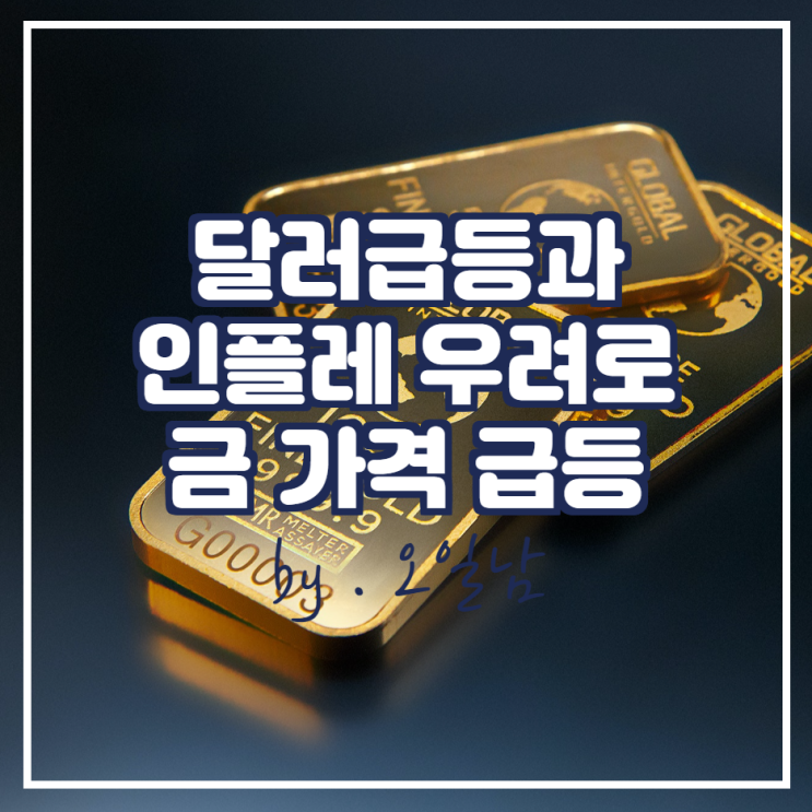  금가격 : 미국 달러 약세와 인플레이션 우려에 힘입어 급등