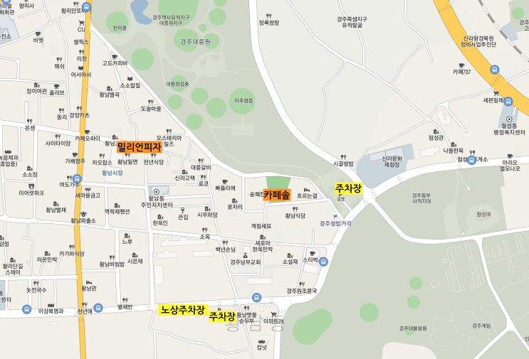  반려동물과 함께 한 여행1. 경주 황리단길 카페솔(마실것)