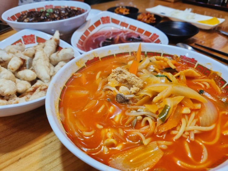  제주도중국집 알곤이듬뿍 고니짬뽕 JMT 연태만