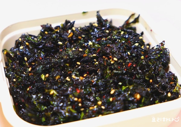 실패없이 10분만에 건파래무침 고소하게 만드는 황금레시피 (파래자반무침 돌자반무침)