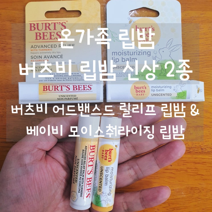  어린이립밤/온가족립밤 버츠비 립밤 신상 :: 더 촉촉하고 오래가요~