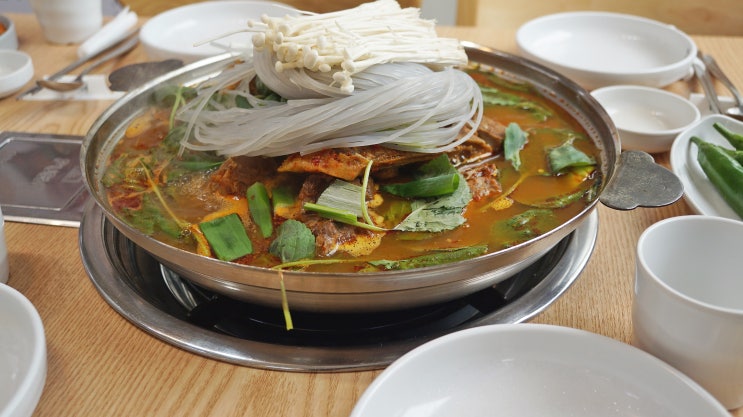  계룡 맛집, 맛나감자탕이 정말 맛나다