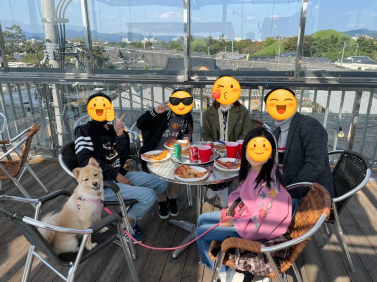  반려동물과 함께 한 여행2. 경주 황리단길 밀리언피자(먹을것)