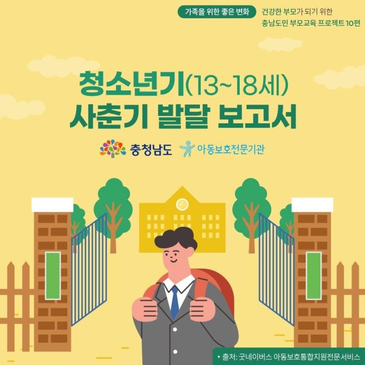 청소년기(13~18세) 사춘기 발달 보고서 | 충남도청페이스북