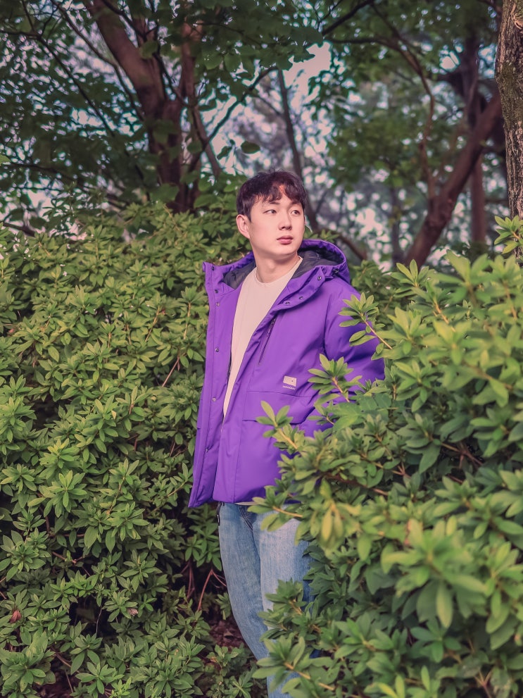  겨울 캠핑복장 코디? 제로그램 리사이클 구스다운 백패킹 패션