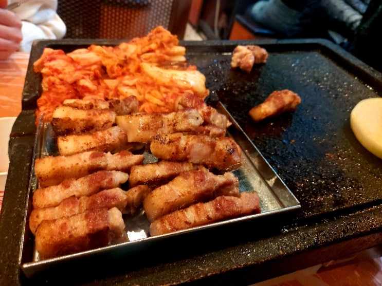  역곡역맛집 역곡역 고기집 하남돼지집 삼겹살 맛있어요!!