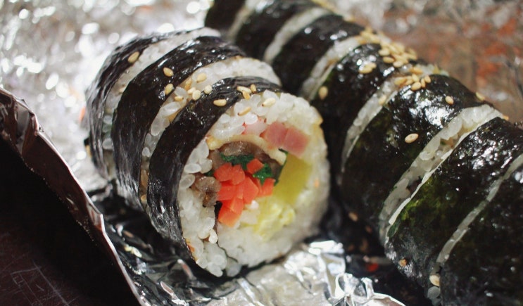  김밥 김 사각 김을 만든 에도시대 어부와 신라시대 김 채취