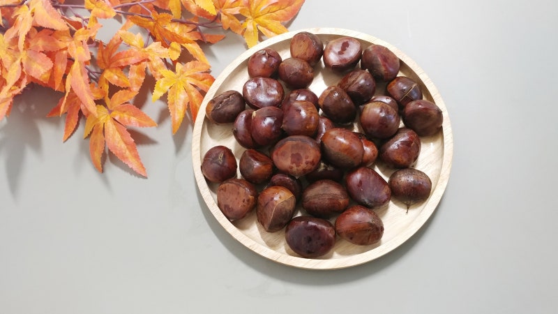 공주밤 칼집내기 밤 삶는시간 알면 알맹이쏙 껍질까기 쉬운 밤 찌는법 찌는시간