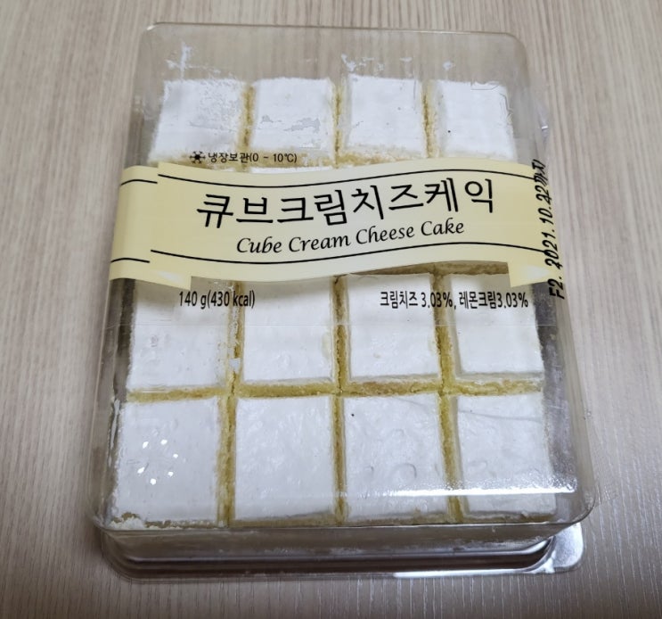  CU 큐브 크림 치즈 케익