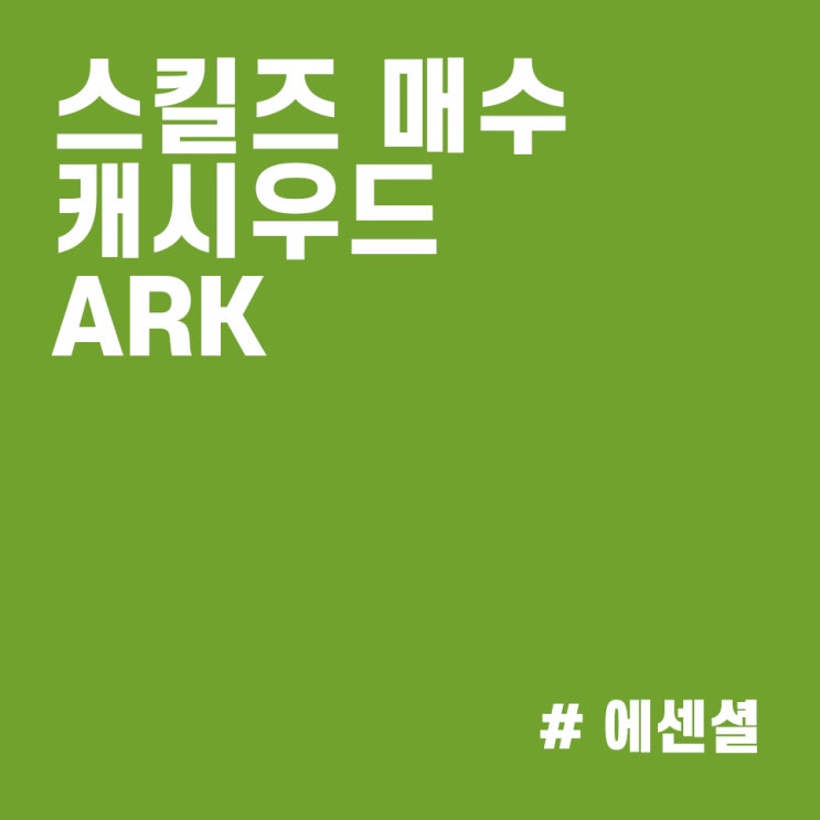 스킬즈(SKLZ) 대랑 매수한 캐시우드 :: ARK 매매내역 (21/10/21)