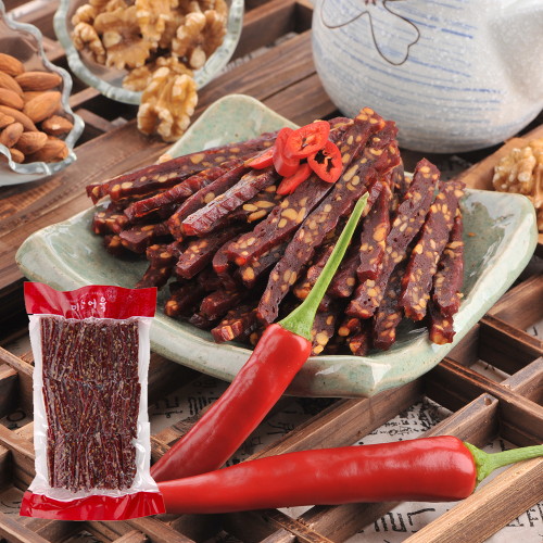  의외로 인기있는 [미소어육] 국내산 소고기 매운맛 견과육포 500g 대용량 벌크 안주 간식 좋아요