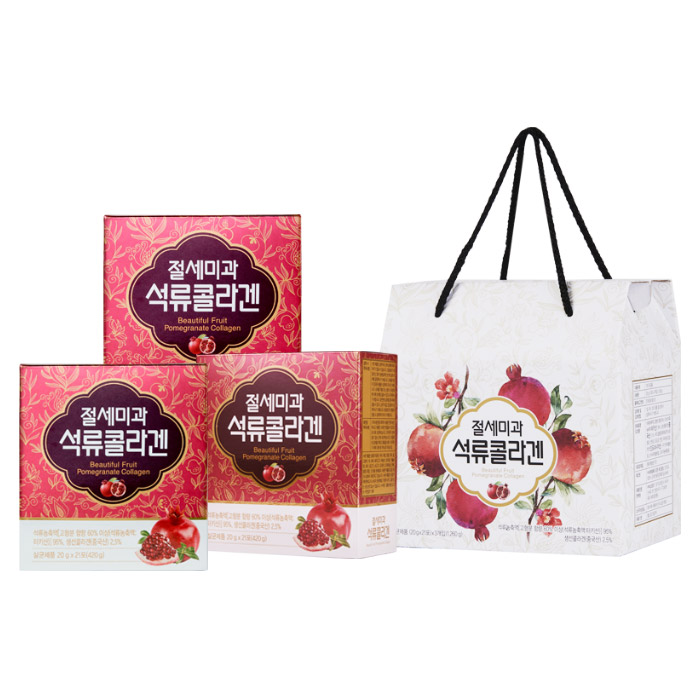 인기 급상승인 절세미과 석류콜라겐 선물박스, 1260g, 1개 좋아요 인기 급상승인 절세미과 석류콜라겐 선물박스, 1260g, 1개 좋아요