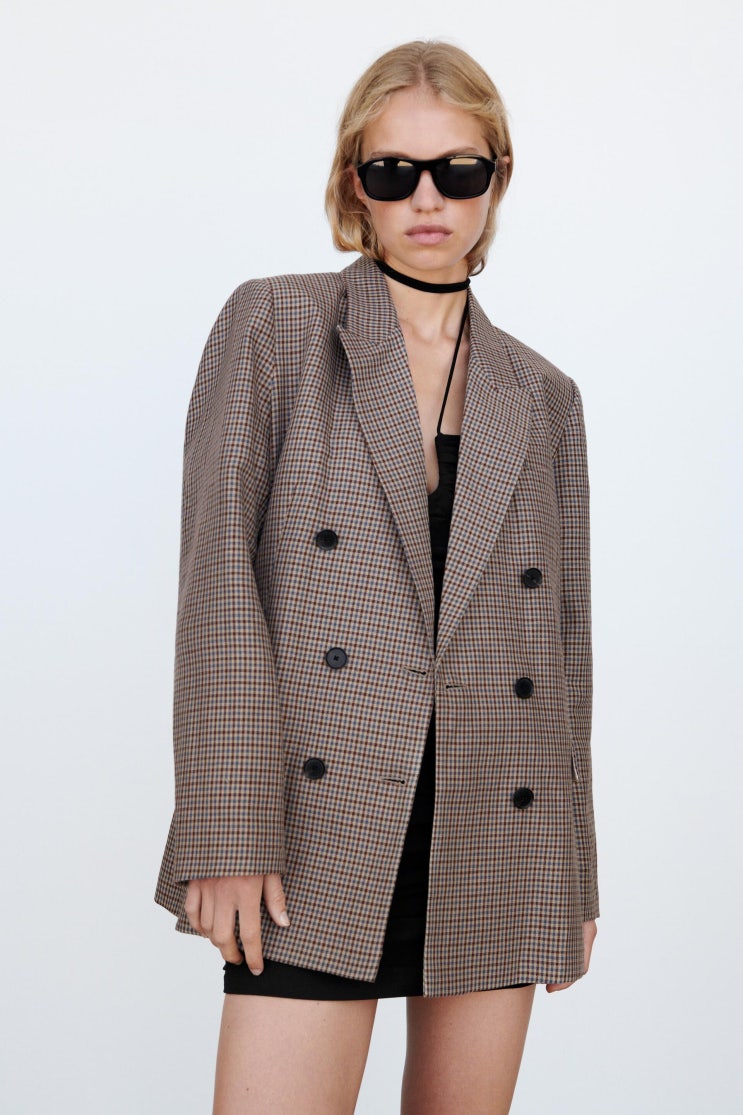당신만 모르는 자라 여성 체크 린넨 혼방 블레이저 2761058 ZARA 던스트 자켓 블레이져 좋아요 당신만 모르는 자라 여성 체크 린넨 혼방 블레이저 2761058 ZARA 던스트 자켓 블레이져 좋아요
