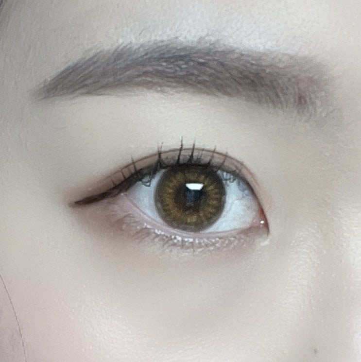  [오렌즈] 오렌즈 스페니쉬 써클 브라운 원데이 착용 후기 (한달용과 차이점은 ?)