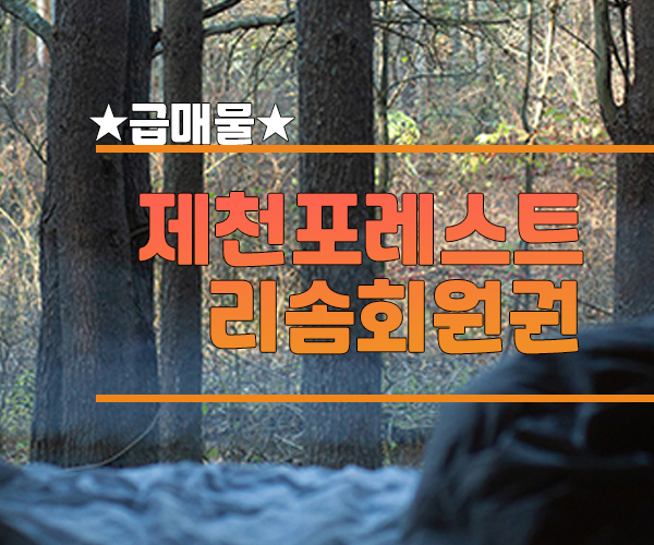  리솜포레스트회원권으로 직접 경험해봤어요.